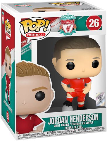 Figurine Funko Pop! N°26 - Football - Jordan Henderson (liverpool)